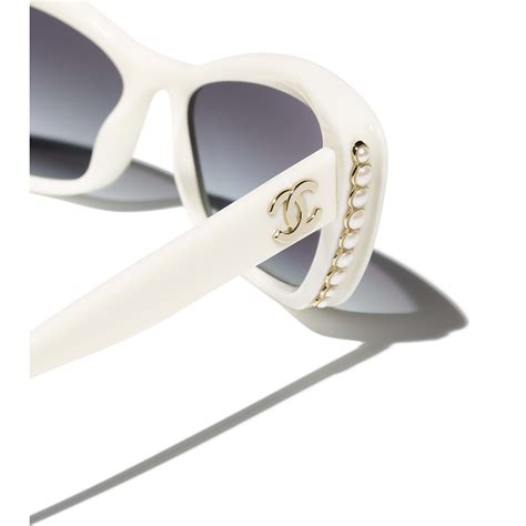 chanel sunglasses white glasses|Chanel sunglasses sale clearance.